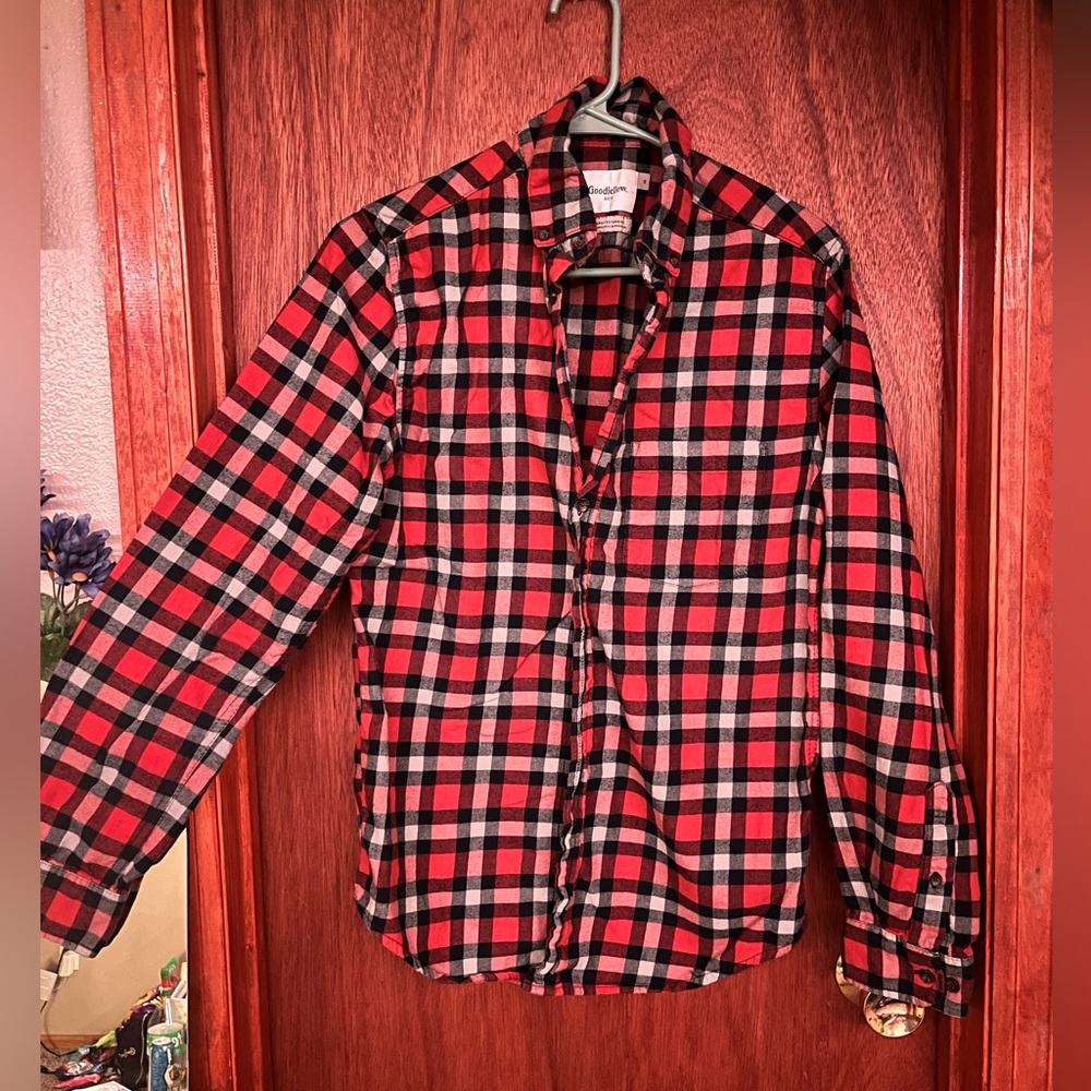 Orange and blue fall flannel💙🍂